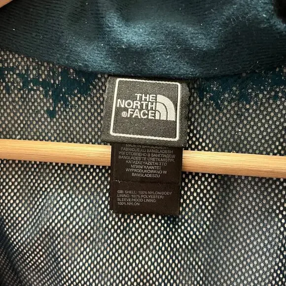 The North Face Resolve Jacket Womens Large Teal HyVent Waterproof Hooded Rain - Picture 8 of 10